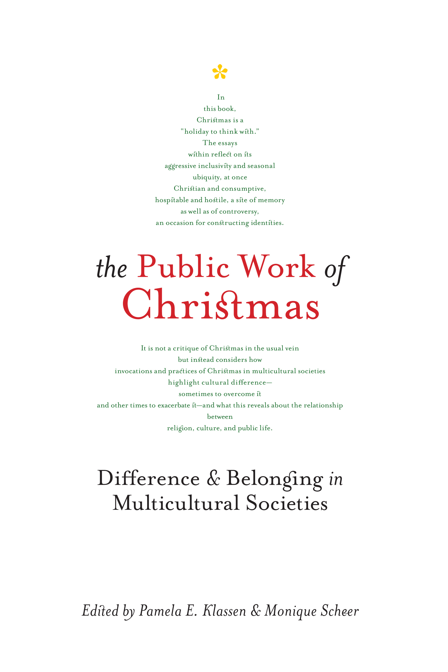 The Public Work of Christmas