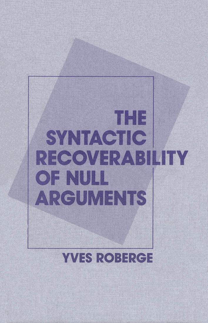 Syntactic Recoverability of Null Arguments