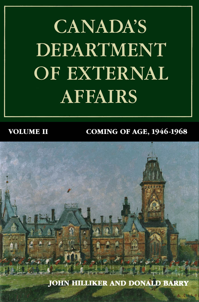 Canada's Department of External Affairs, Volume 2