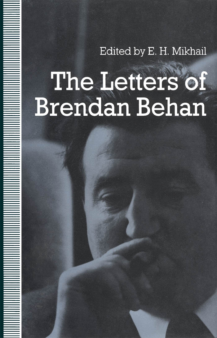 Letters of Brendan Behan