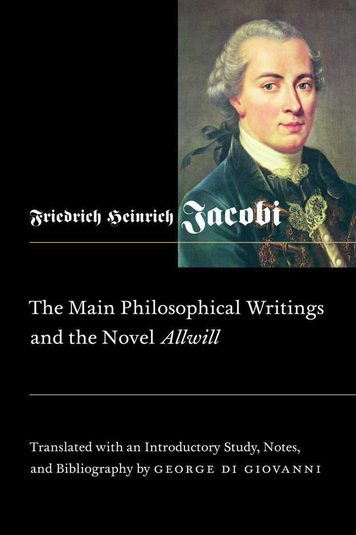 Main Philosophical Writings and the Novel Allwill