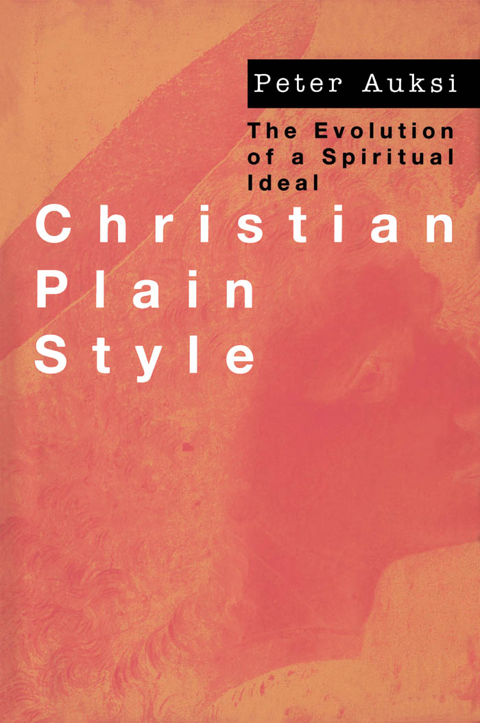 Christian Plain Style