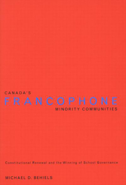 Canada's Francophone Minority Communities