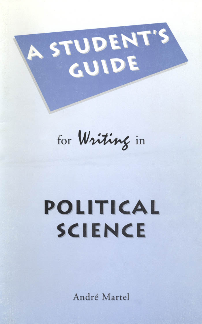 Student's Guide for Writing in Political Science