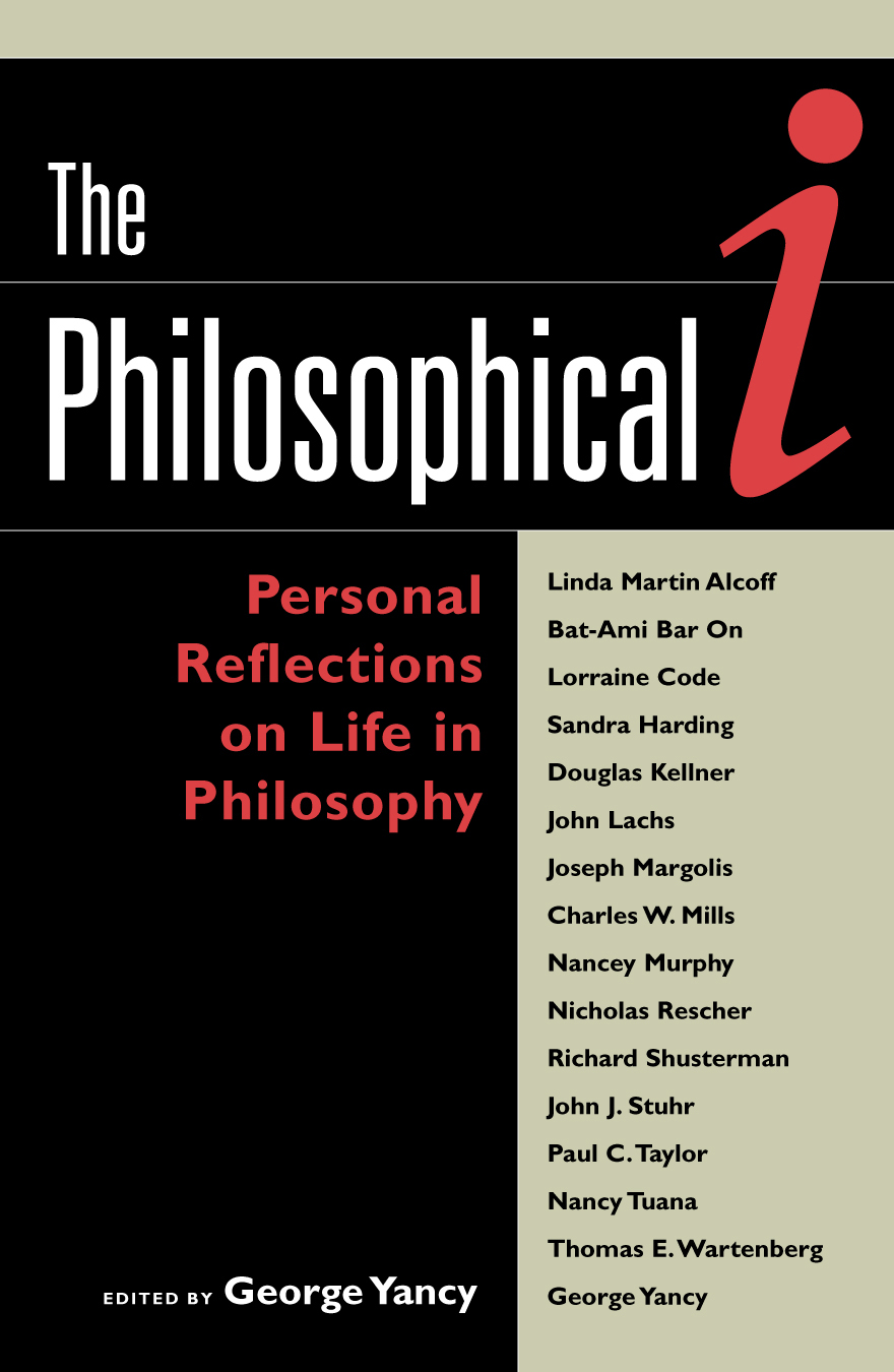 Personal Reflections on Life in Philosophy