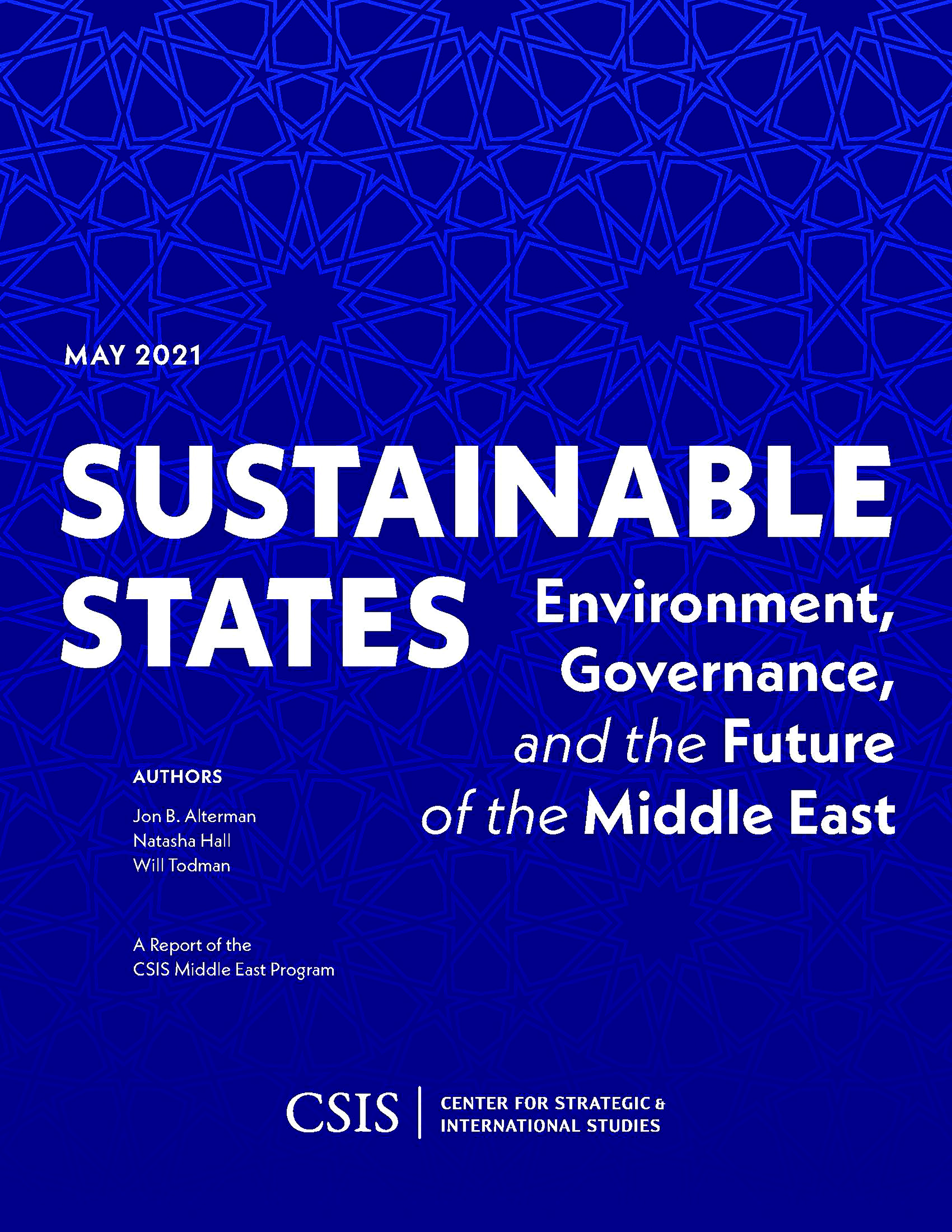 Sustainable States: Environment, Governance, and the Future of the Middle East