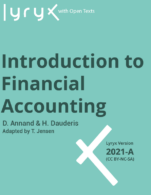 Introduction to Financial Accounting - 2021A (Lyryx)