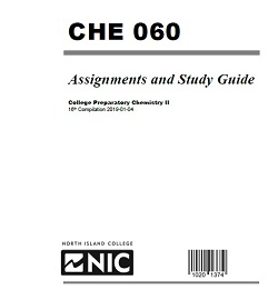 CHE 060 - ASSIGNMENTS & STUDY GUIDE