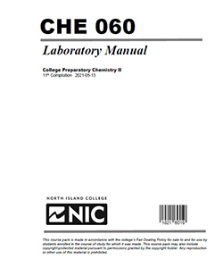 CHE 060 - LAB MANUAL