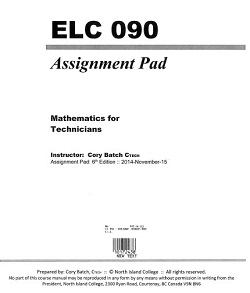 ELC 090 - ASSIGNMENT PAD