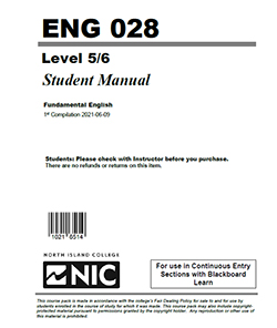 ENG 028 - STUDENT MANUAL - LEVELS 5/6