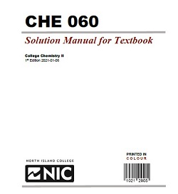 CHE 060 - SOLUTION MANUAL for Textbook