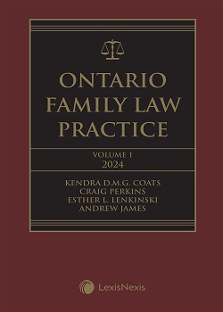 Ontario Family Law Practice, 2024 Edition – Volume 1 (epub version)